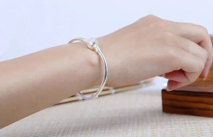 Aurora™ 925 Sterling Silver Charm Bracelet